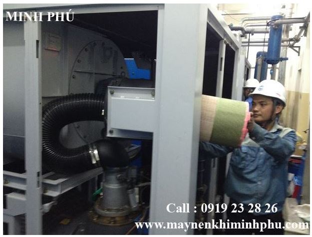 Bảo dưỡng máy nén khí Micos 150 - Máy Nén Khí Minh Phú - Công Ty TNHH Máy Và Dịch Vụ Kỹ Thuật Minh Phú